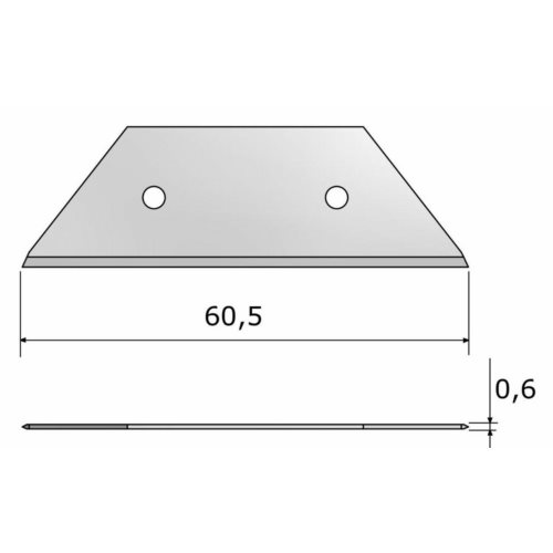 Nóż płaski ITA511 / Esko BLD-TZ511 /    
