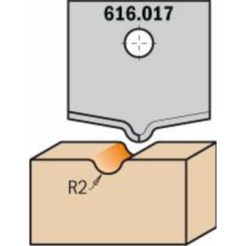 616.017 Nóż profilowy 20x20x2