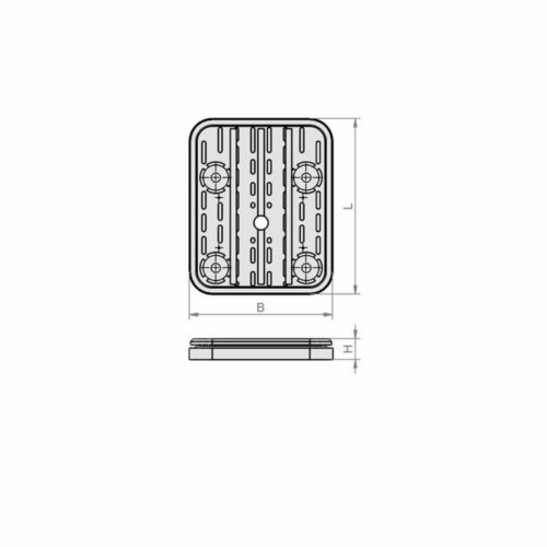 Guma dolna VCSP-U 140x115x16.5 do