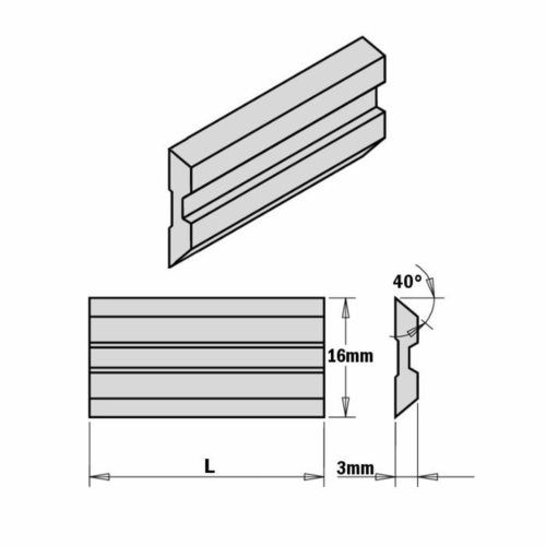 KS3.150.02 Nóż Centrolock 150,0x16,0x3,0