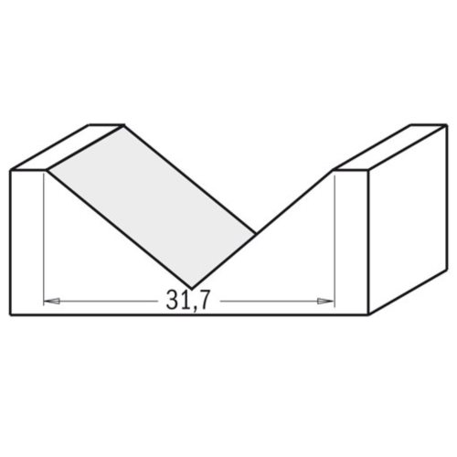 815.127.11 Frez HM D=12,7  I=12,7  A=90