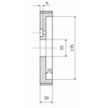 Rolka 170-30-35-3V Z chrom Prof B, Pros