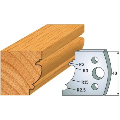 690.121 Para noży HSS 40x4 mm