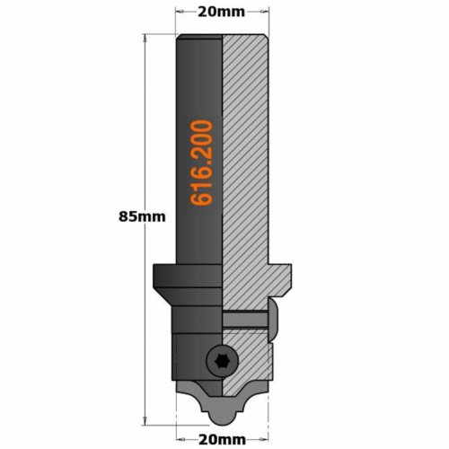 616.120 Korpus freza S=12 L=85