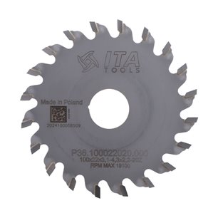 P36.(M) Podcinak D=100 F= 22 Z= 20      