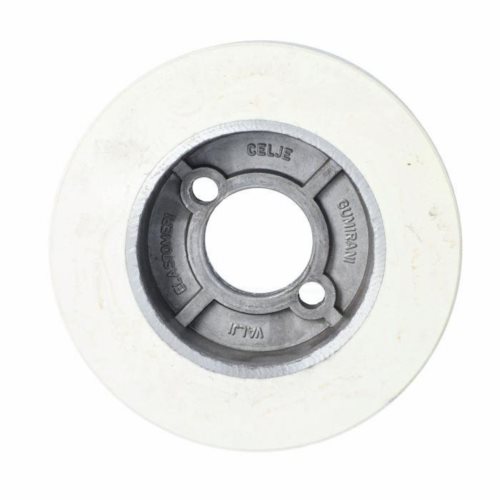 Rolka 128-50-35 V guma 50 ShA white