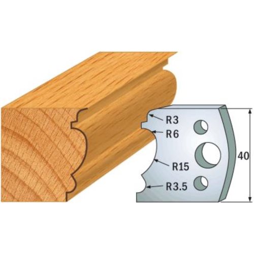 690.104 Para noży HSS 40x4 mm