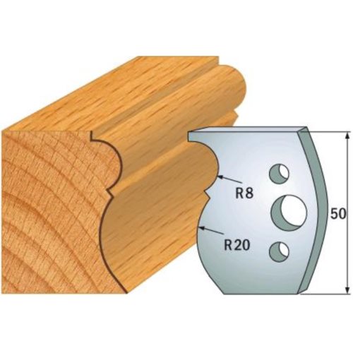 690.502 Para noży HSS 50x4 mm