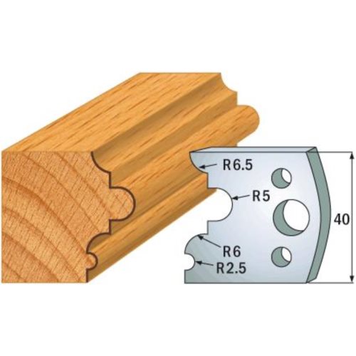 690.036 Para noży HSS 40x4 mm