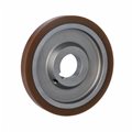 Rolka gumowa D=140 F=35 I=15 klin 10 mm 