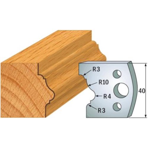 690.102 Para noży HSS 40x4 mm