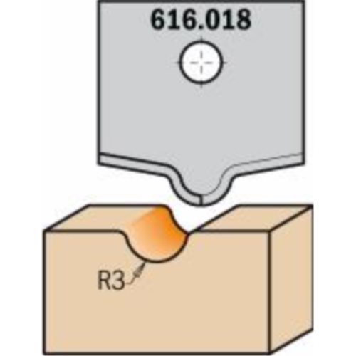 616.018 Nóż profilowy 20x20x2