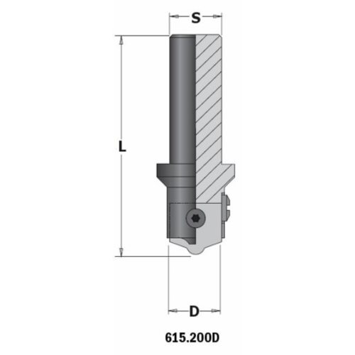 615.200D  Korpus freza