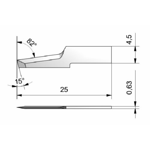 Nóż płaski ITA41 / Zund Z41 / 3910323 / 