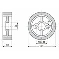 Rolka 113-60-35 V guma 50 ShA white