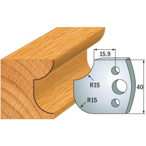 690.177 Para noży HSS 40x4 mm