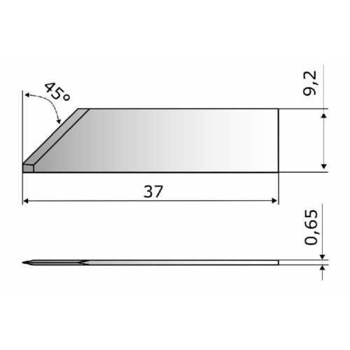 Nóż płaski ITA4482 / Aristo 4482 / ZCK  