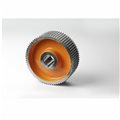 Rolka stalowa D=140 F=30 I=20 klin 8 mm 