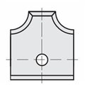 16206  Płytka HM 16,0x17,5x2,0mm