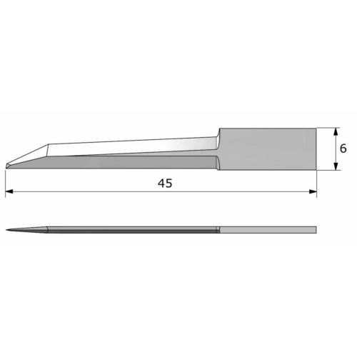 Nóż płaski ITA43086 / Atom 01043086 /   