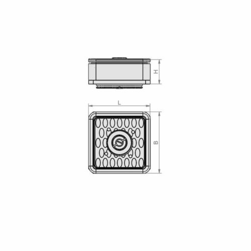 Przyssawka do Innospann ISCUP 80x80x30