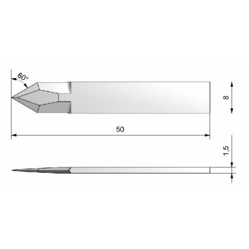 Nóż płaski ITA44 / Zund Z44 / 3910340 / 